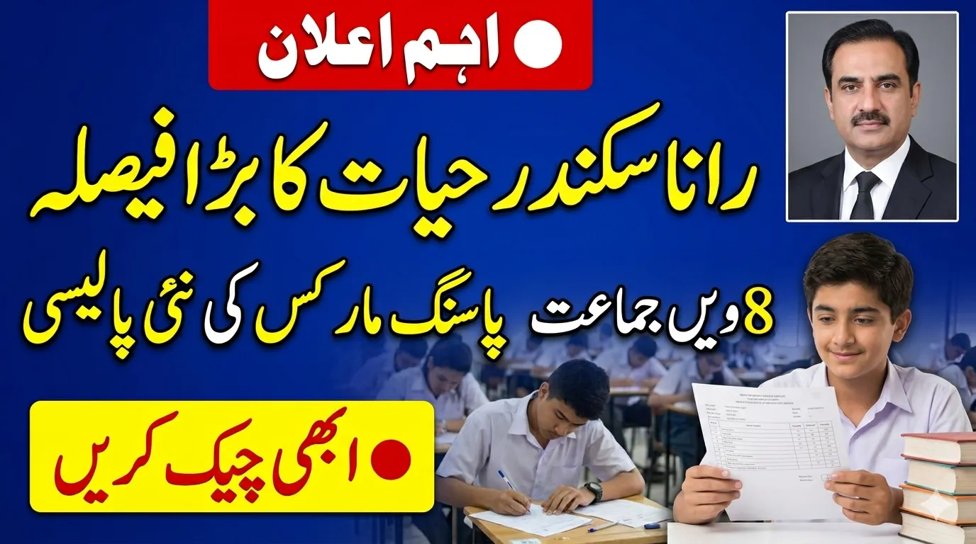 PECTAA 8th Class Passing Marks 2026 Released – Minimum Marks & Grading System Explained