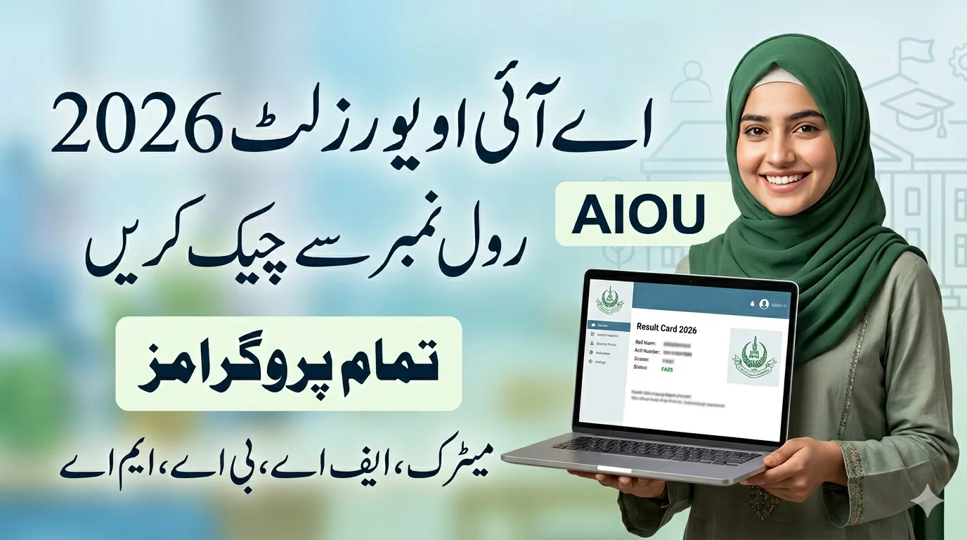 AIOU Result 2026 by Roll Number
