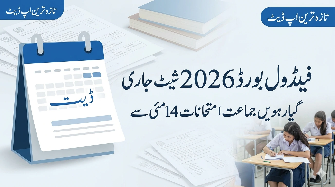 FBISE HSSC Part 1 Date Sheet 2026